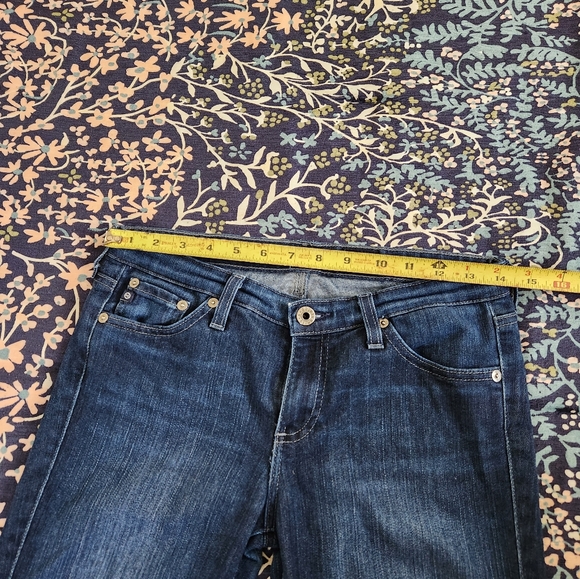 *AG Adriano Goldschmeid Blue Denim Midrise Skinny Jeans Size 28R - Picture 9 of 12
